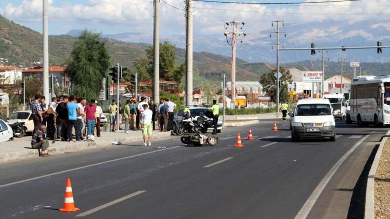Muğla'da tırın çarptığı motosiklet sürücüsü öldü