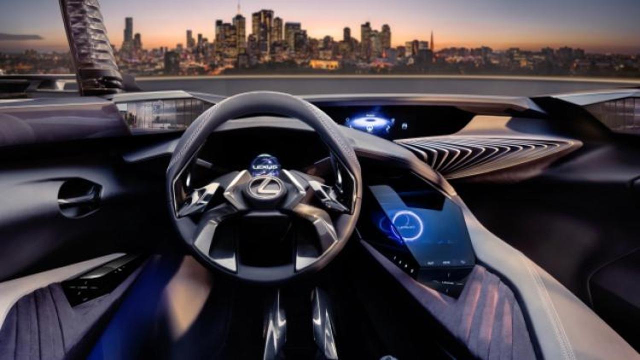 Lexus UX concept'in ilginç iç mekanı