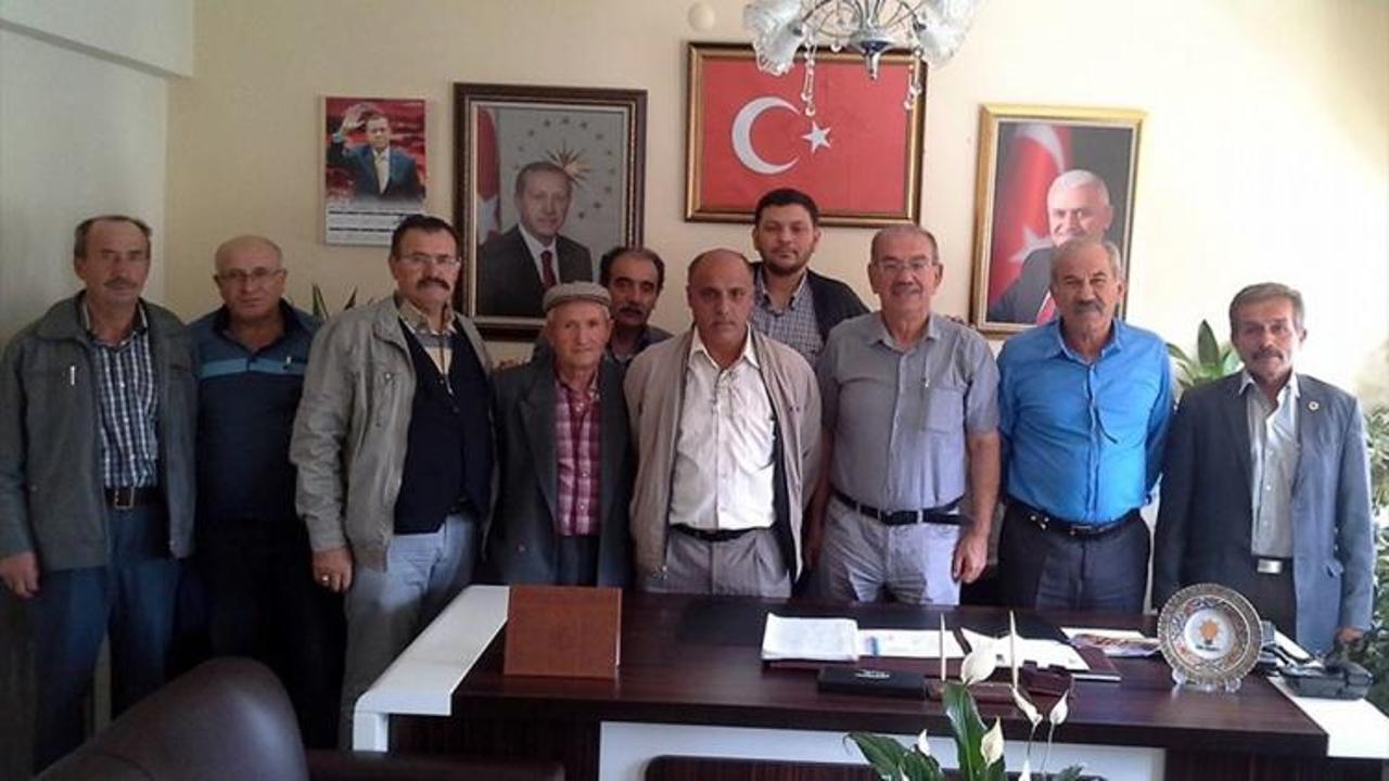 Beypazarı Mahalle Muhtarları Derneğinden AK Parti'ye ziyaret