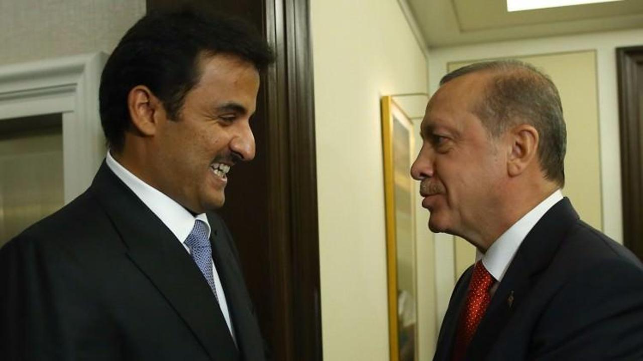 Cumhurbaşkanı Erdoğan Katar Emiri ile görüştü