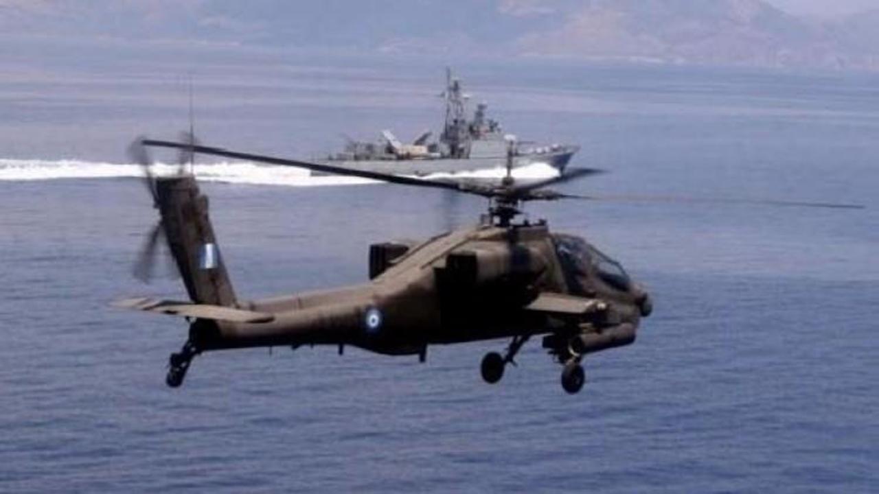 Ege'de Yunan askeri helikopteri düştü