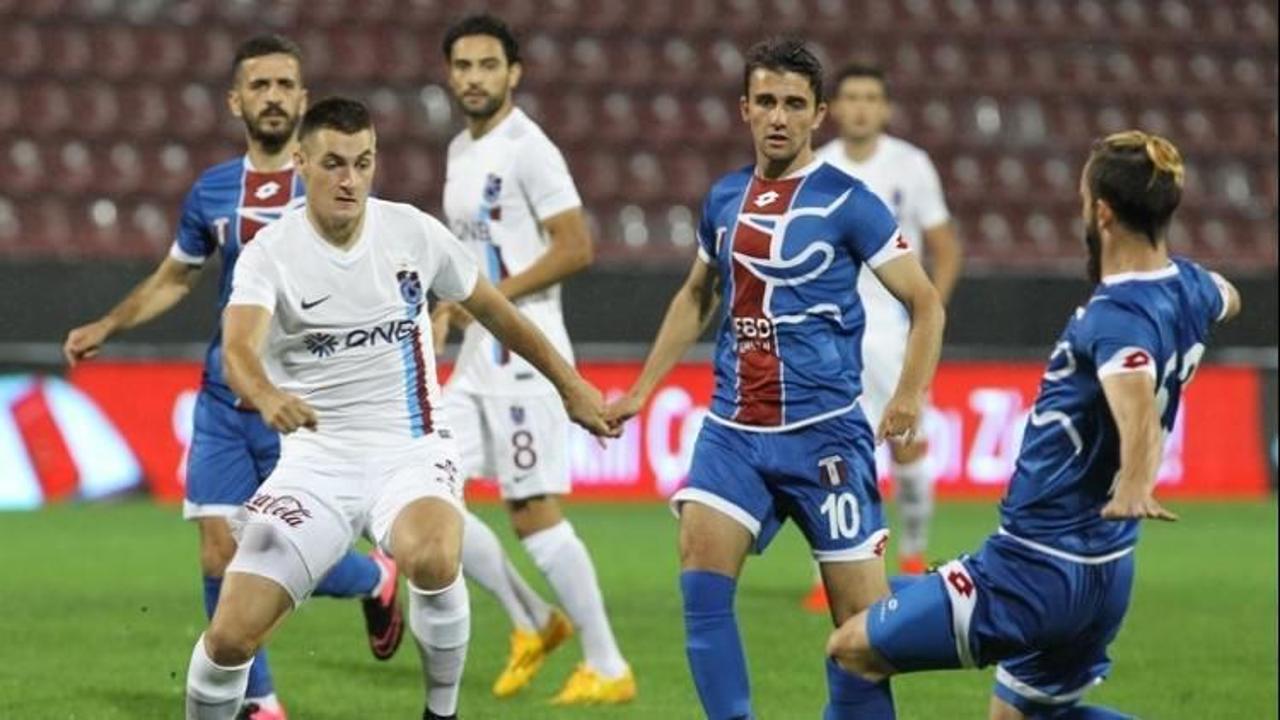 Trabzonspor kupada gol oldu yağdı