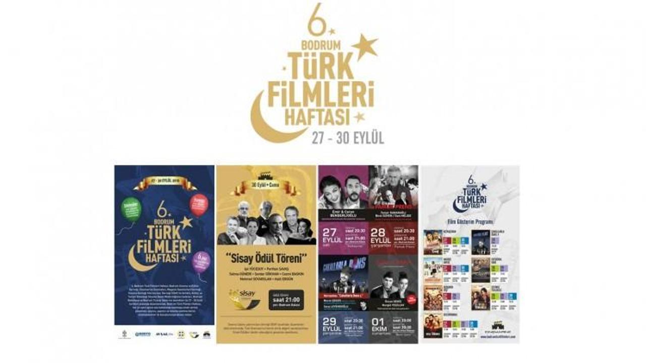 6. Bodrum Türk Filmleri Haftası başladı