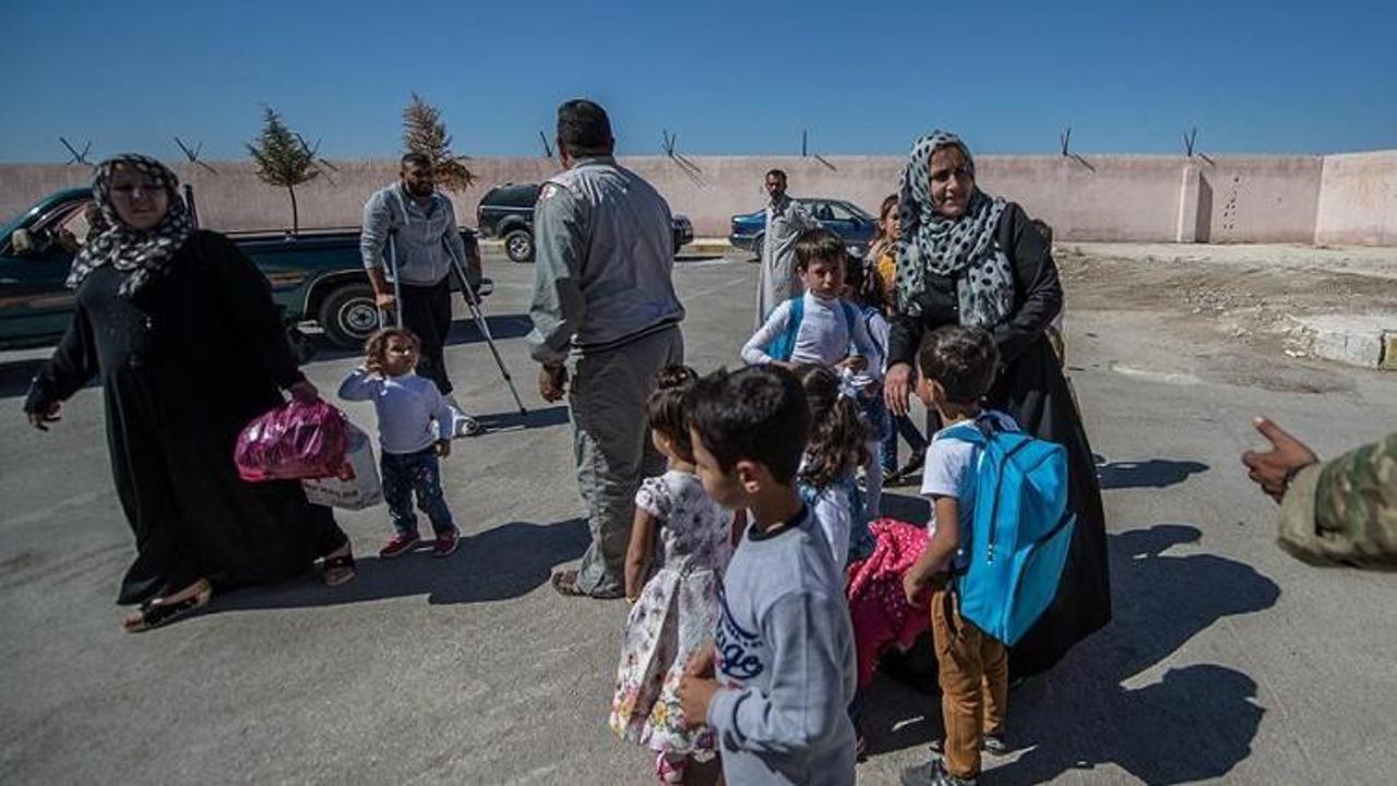 Suriyeli 100 kişilik grup El-Bab'a döndü