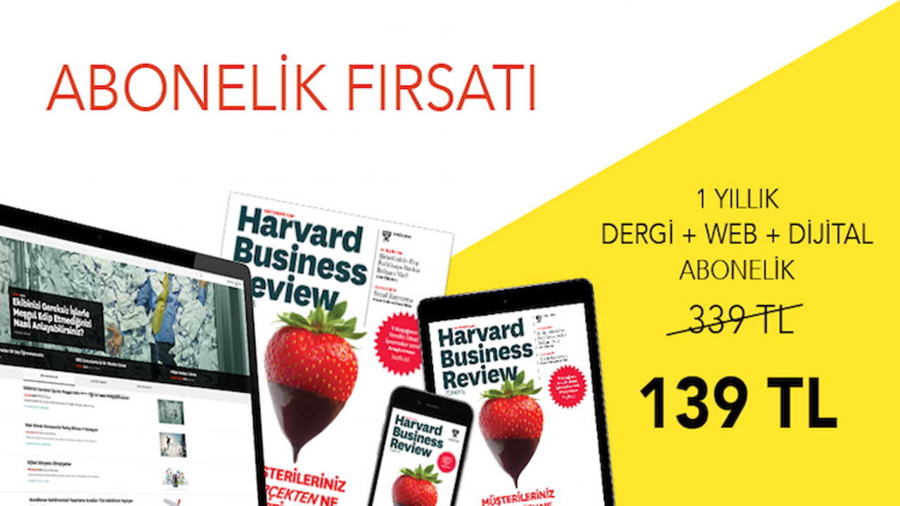 Harvard Business Review Türkiye için abonelik kampanyası başladı