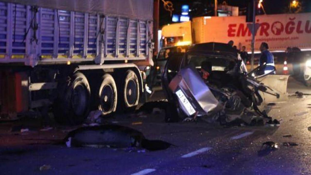 Kocaeli'de feci kaza: 3 ölü 2 yaralı