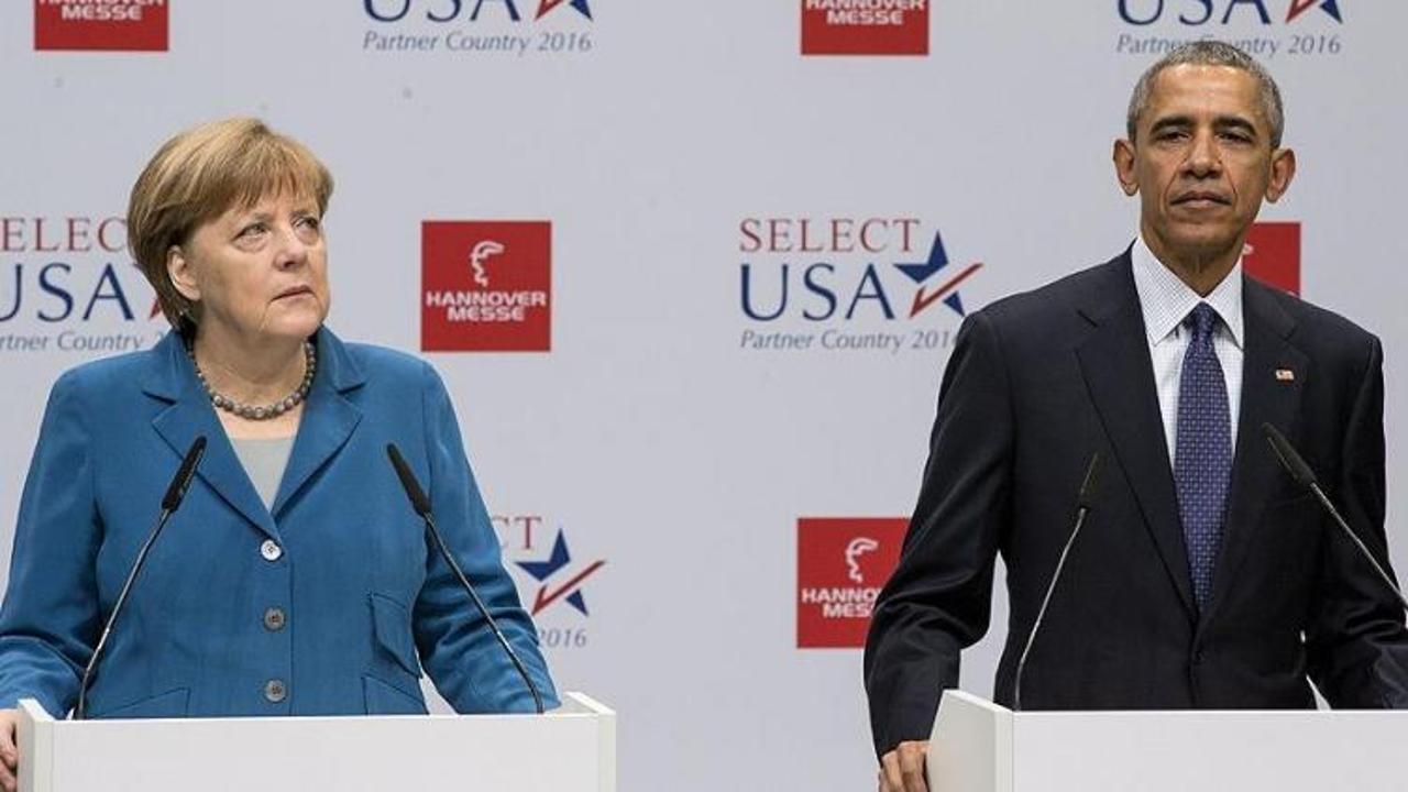 Obama ve Merkel'den kınama!