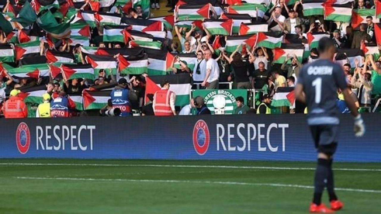UEFA'dan Celtic'e 'Filistin bayrağı' cezası!
