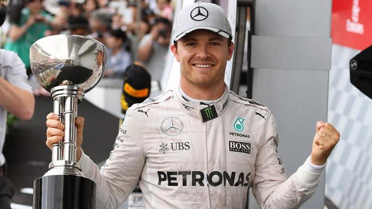 Japonya'da zafer Rosberg'in