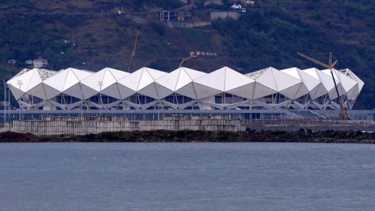 Trabzonspor'un yeni stadı Akyazı Arena'nın son halinin fotoğrafları;