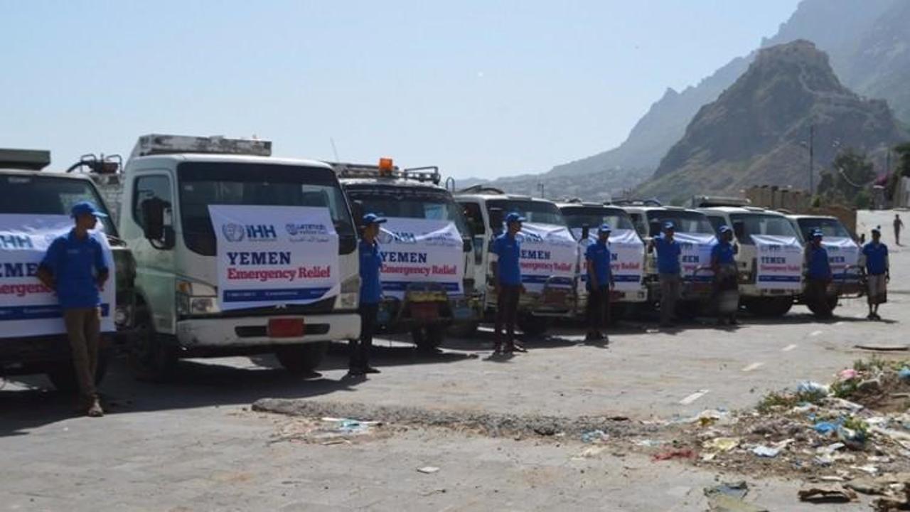 Yemen’e acil yardımlar sürüyor