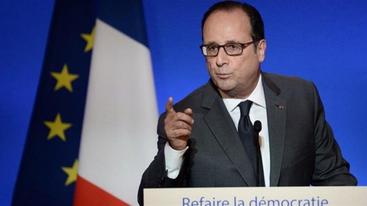 François Hollande'dan Rusya'ya sert tepki