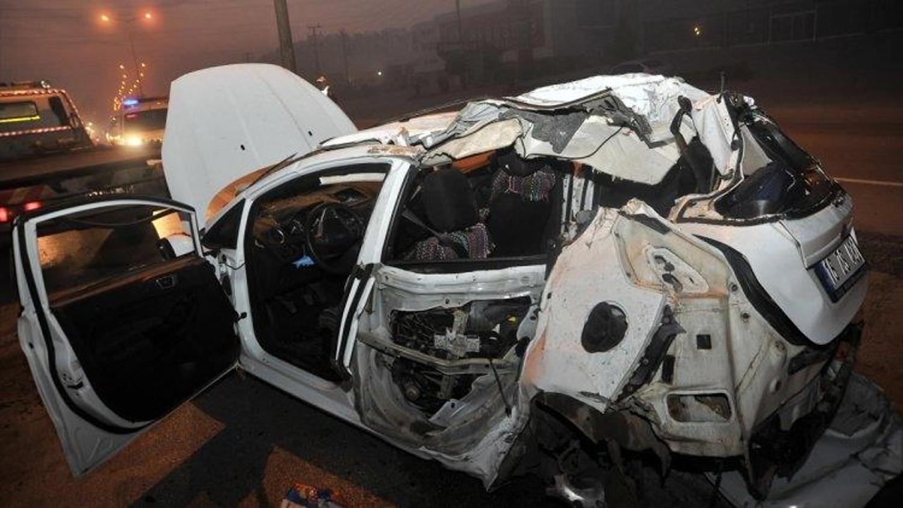 Bursa'da trafik kazası: 4 ölü, 1 yaralı