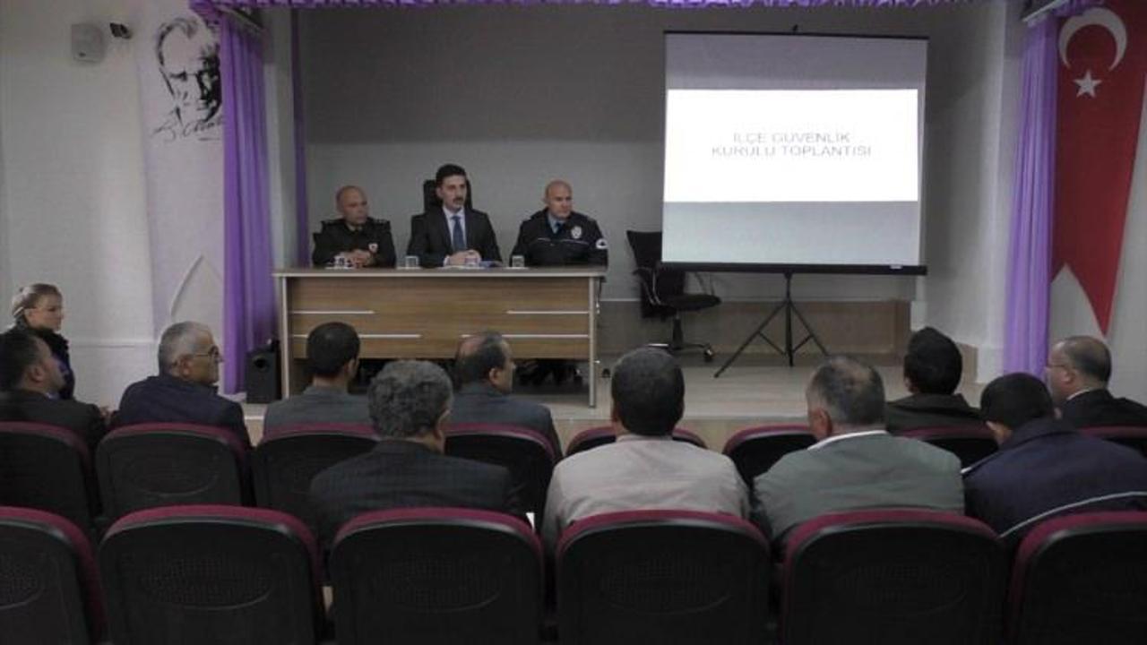 Beyşehir'de ilçe güvenlik danışma kurulu toplantısı