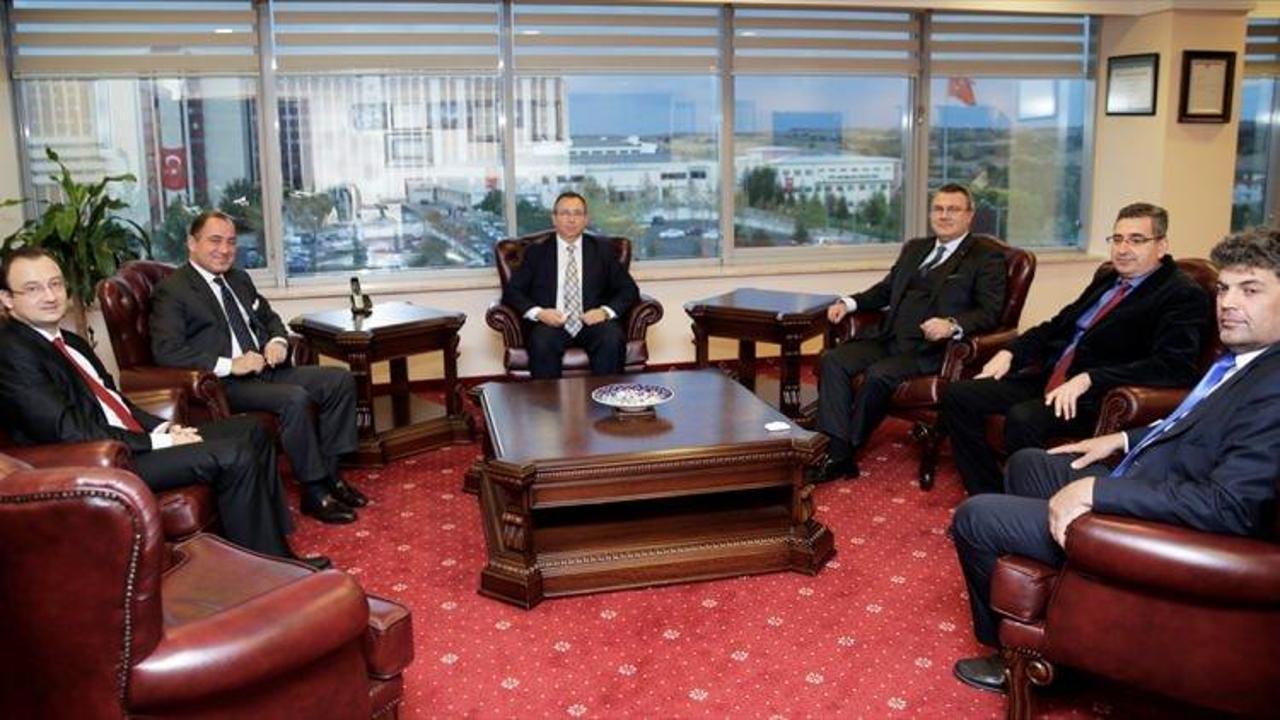 Diplomatlardan Rektör Tabakoğlu'na ziyaret