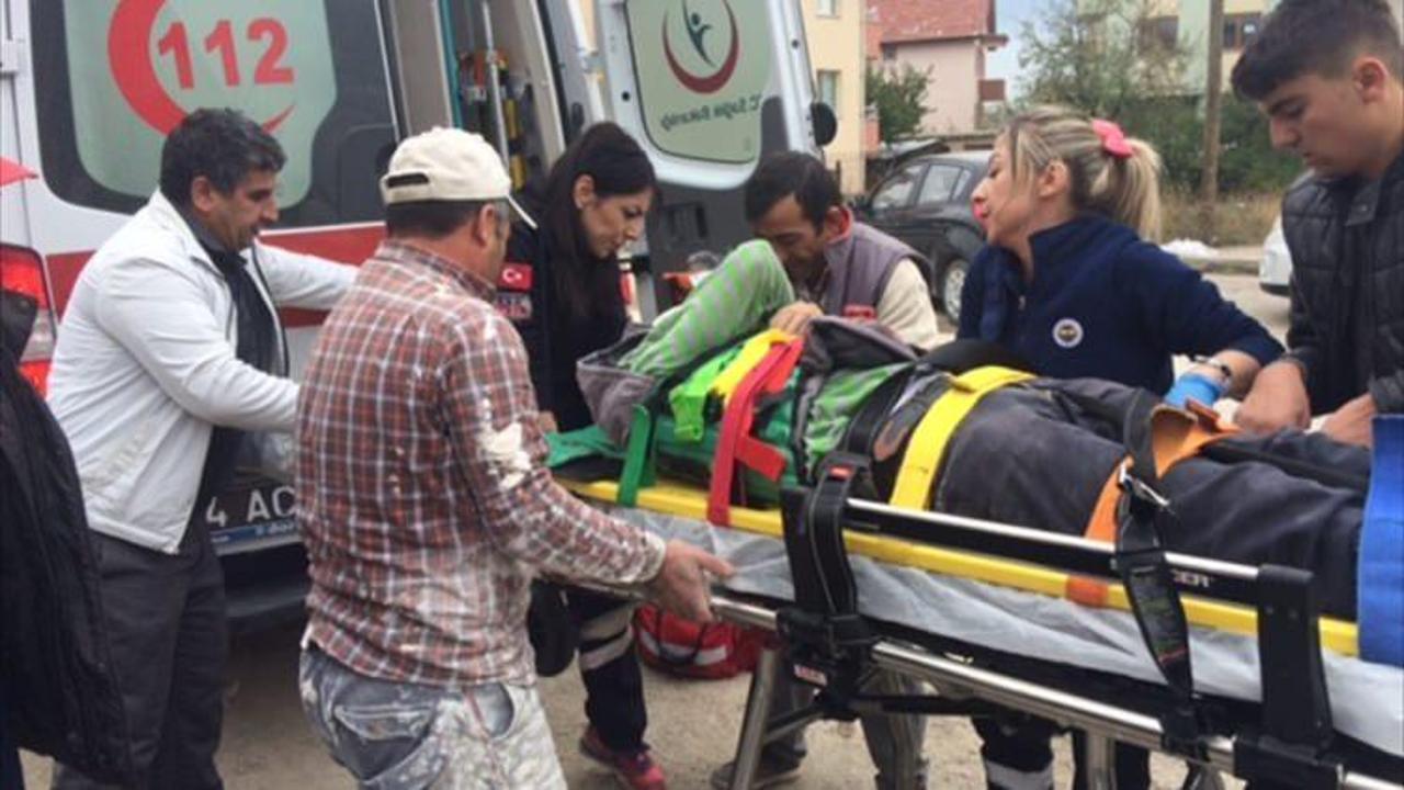 Bolu'da iş kazası