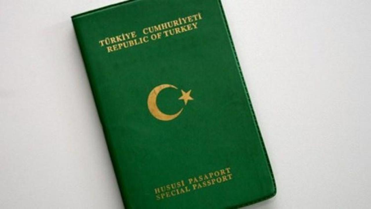 Yeşil pasaportta detaylar belli oluyor