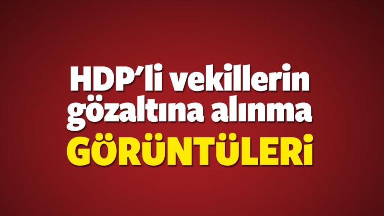 HDP'li Milletvekillerin Gözaltına Alınma Anlarının Görüntüleri (04.11.16)