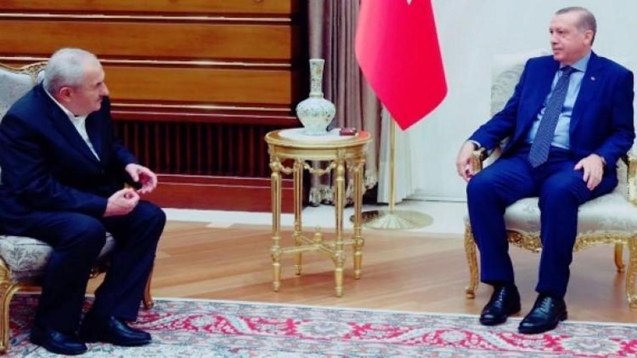 Hüsnü Ağabey Cumhurbaşkanı ile Külliye'de Görüştü