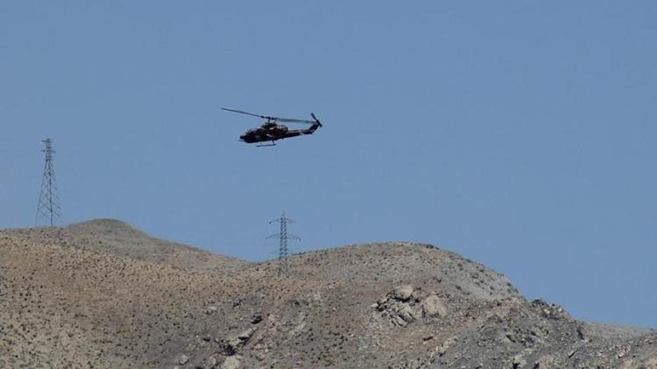 Tunceli'de PKK'ya hava destekli operasyon