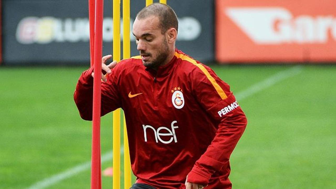 Galatasaray'da Sneijder sevinci!