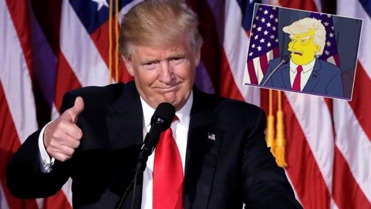 Simpsonlar'ın senaristinden 'Trump' açıklaması