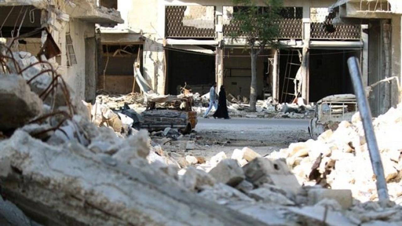 Halep'te misket bombalı saldırı