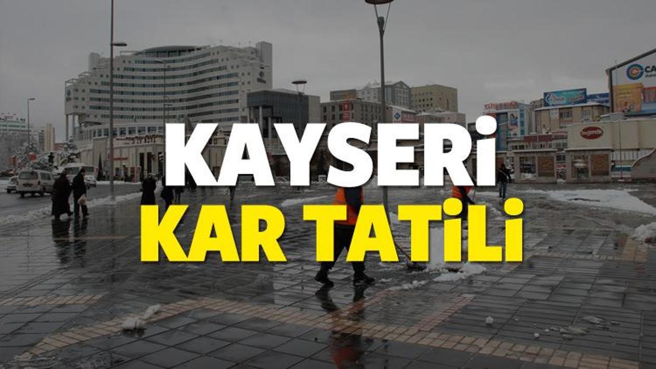 16 Kasım Kayseri'de okullar tatil mi? Kar tatili var mı?