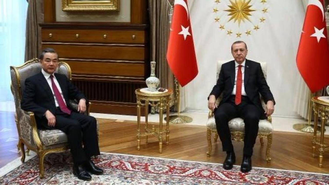 Erdoğan, Çin Dışişleri Bakanı ile görüştü