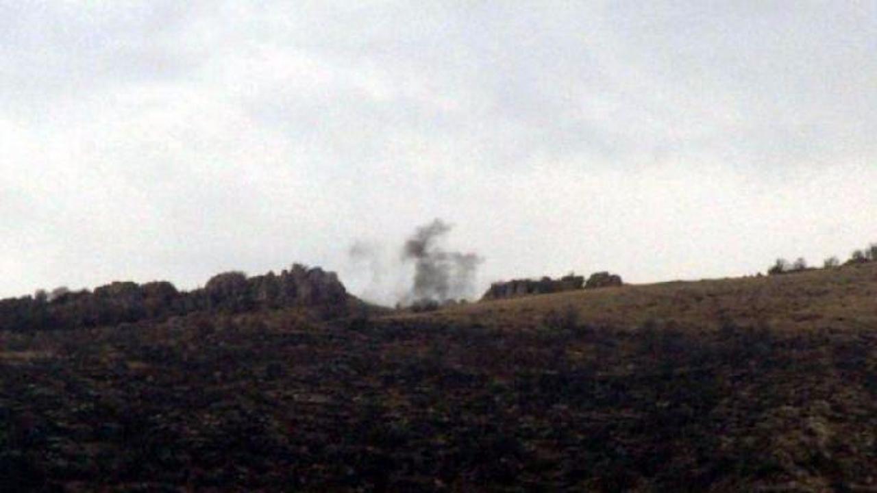 Taciz ateşi açan PKK'lılara bomba yağdı