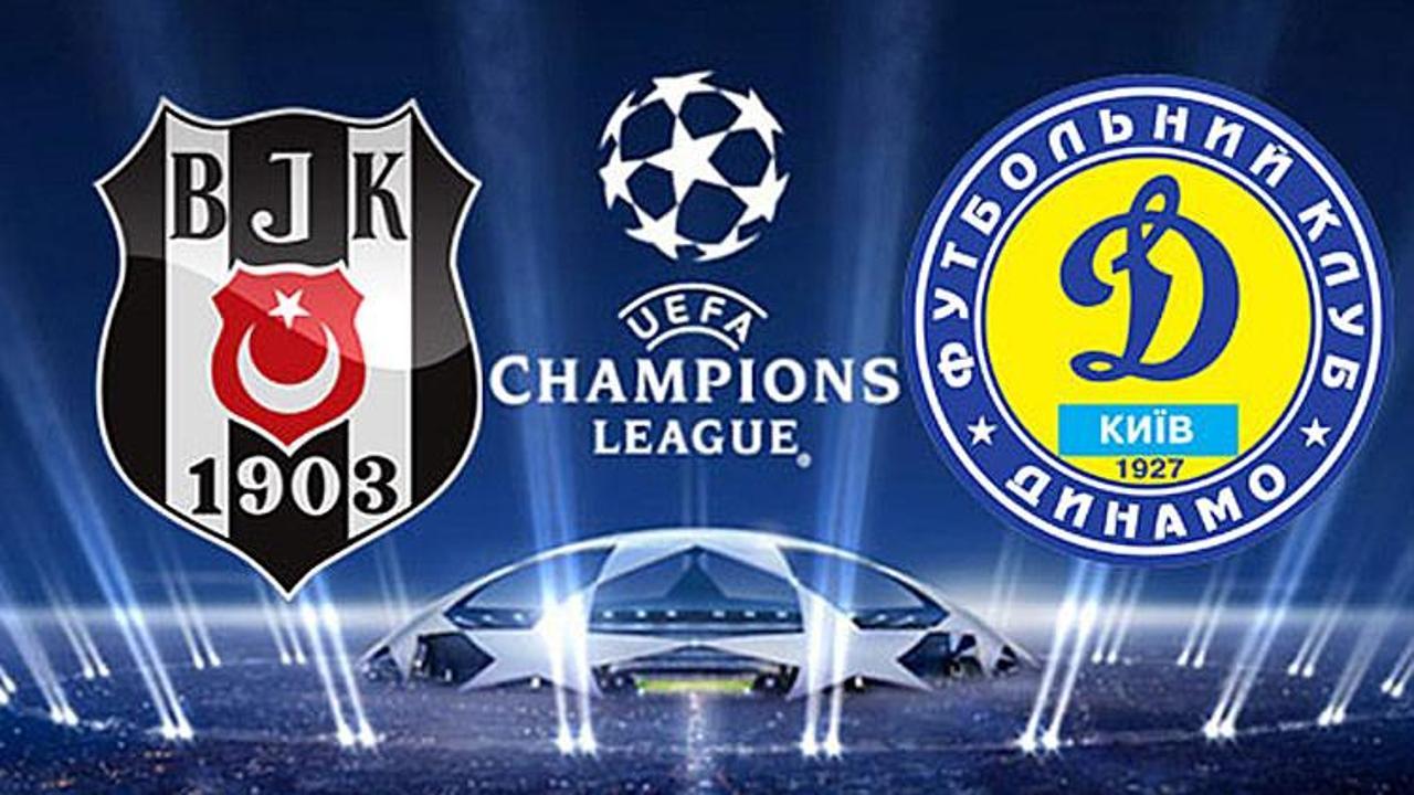 Dinamo Kiev Beşiktaş Şampiyonlar ligi maçı ne zaman?