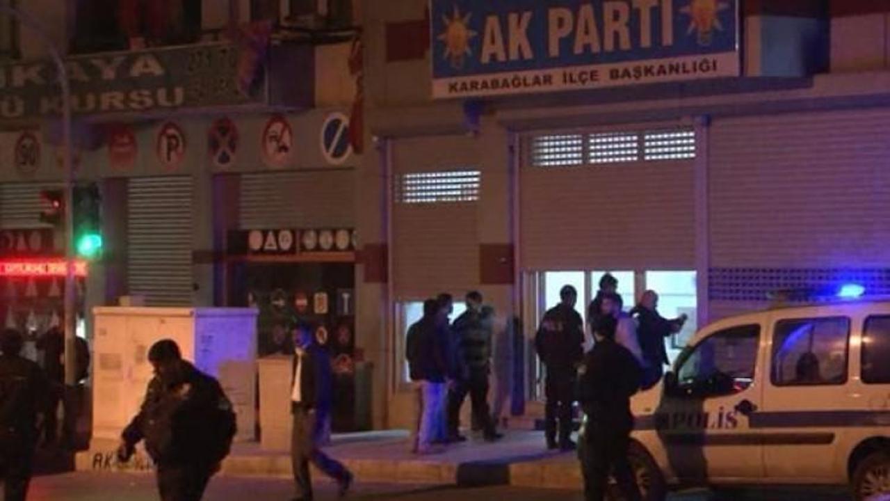 İzmir'de AK Parti il&ccedil;e binasına silahlı saldırı