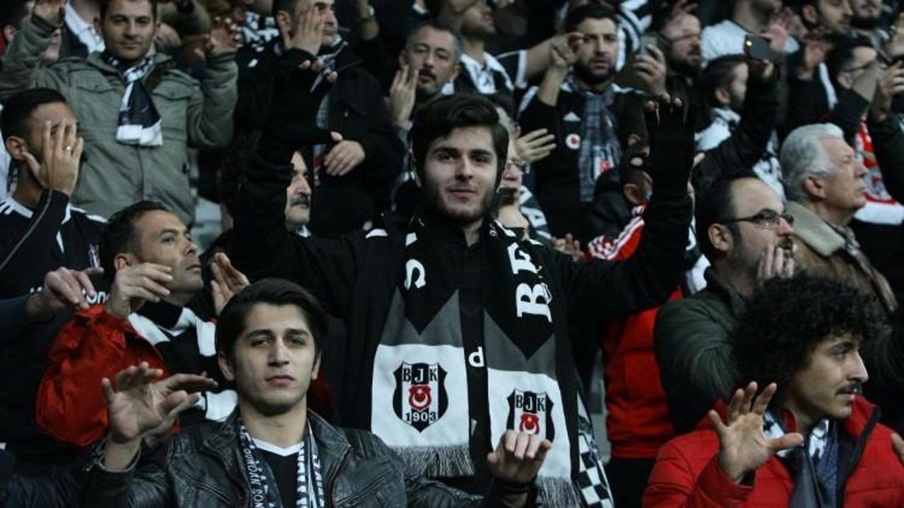 Beşiktaş'ın sessiz tezahüratına ödül!