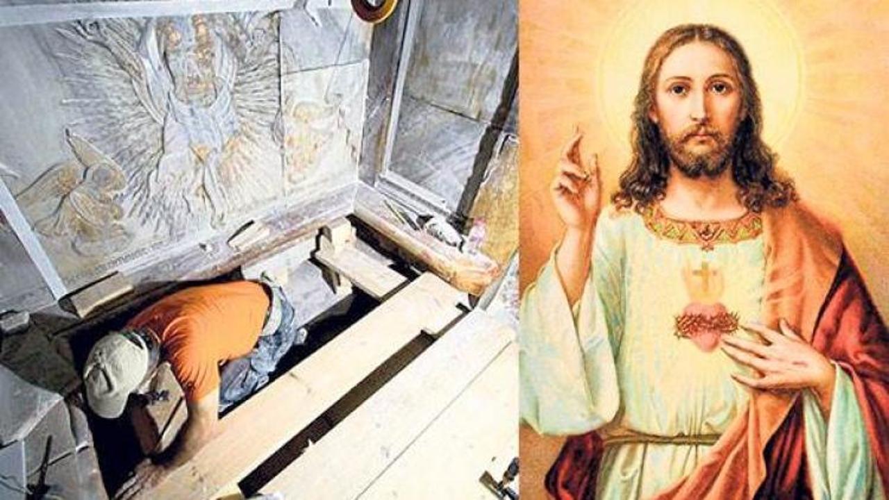 Hz. İsa'nın mezarı 500 yıl sonra açıldı