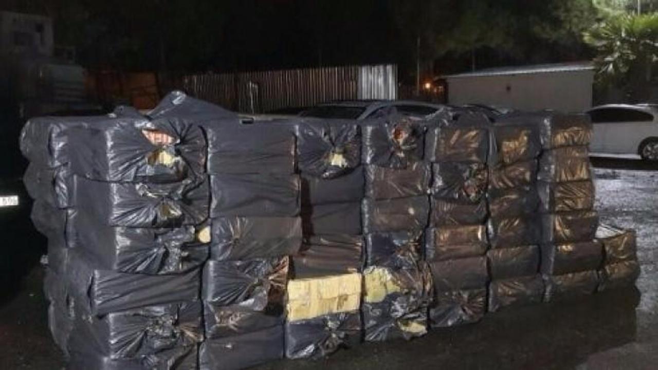 Urfa’da 115 bin 500 paket kaçak sigara yakalandı