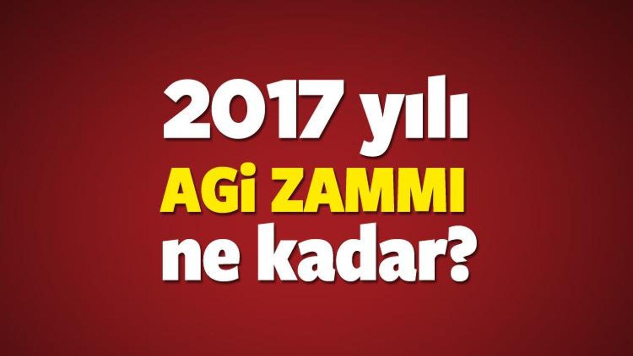 2017 AGİ ne kadar olacak? Asgari Geçim İndirimi kaç TL zam gelir?