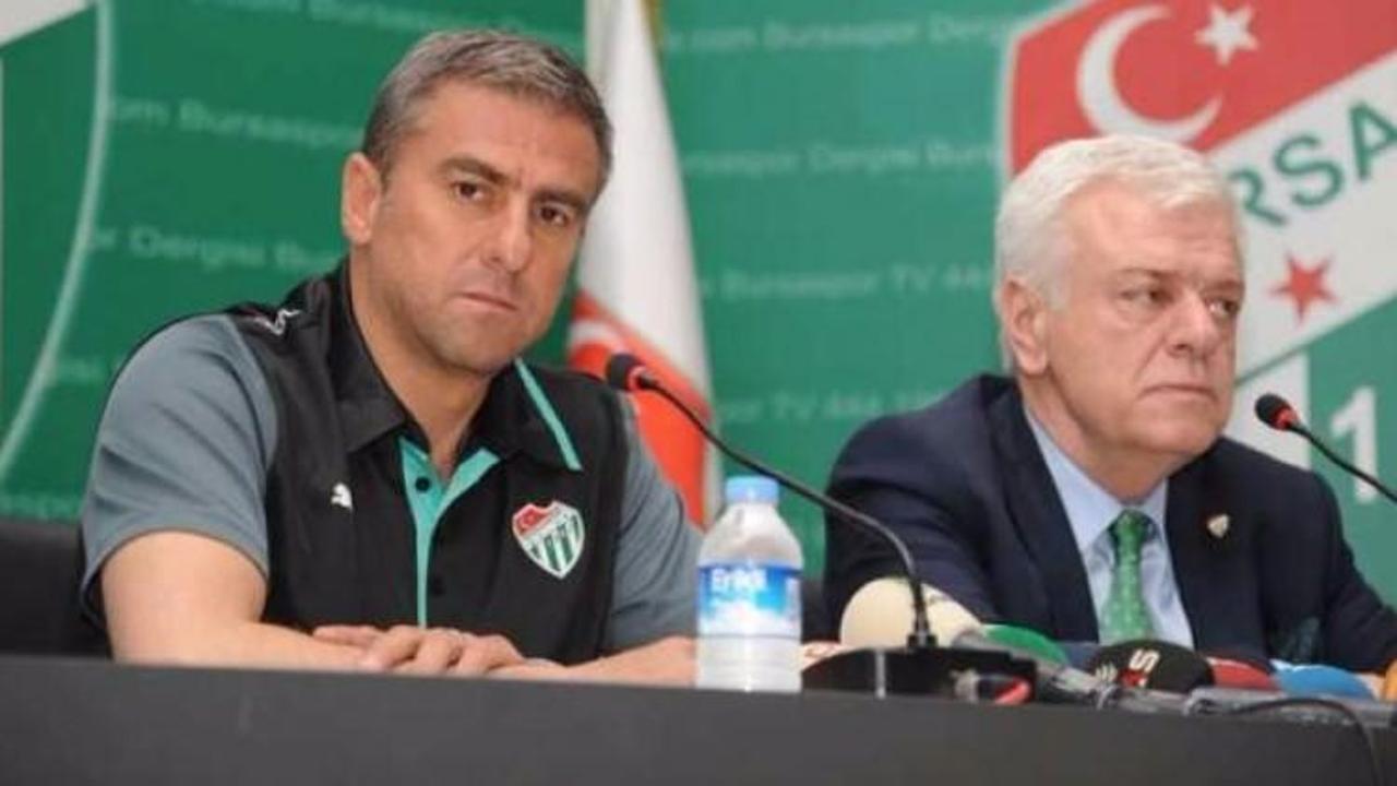 Bursaspor'dan Hamzaoğlu ve istifa açıklaması