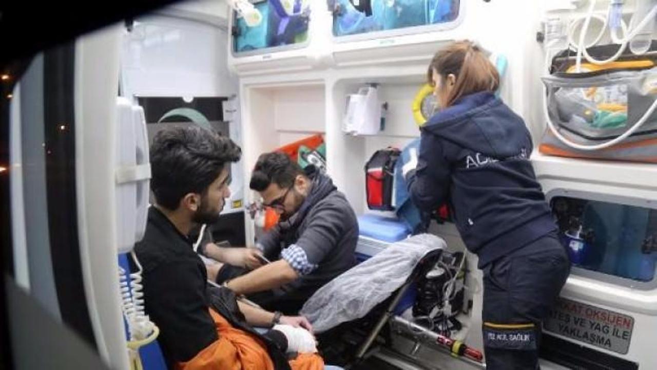 İzmit'te halk otobüsü devrildi: 10 yaralı