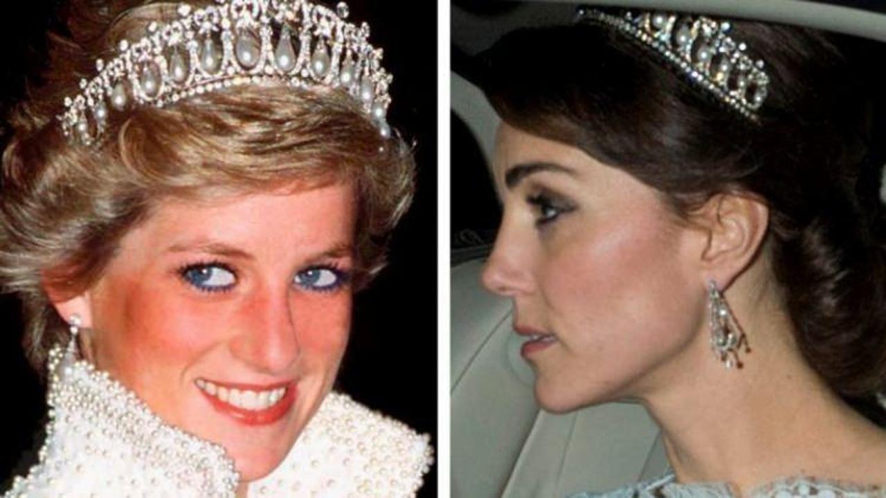 Kate Middleton, Diana'nın tacını taktı!