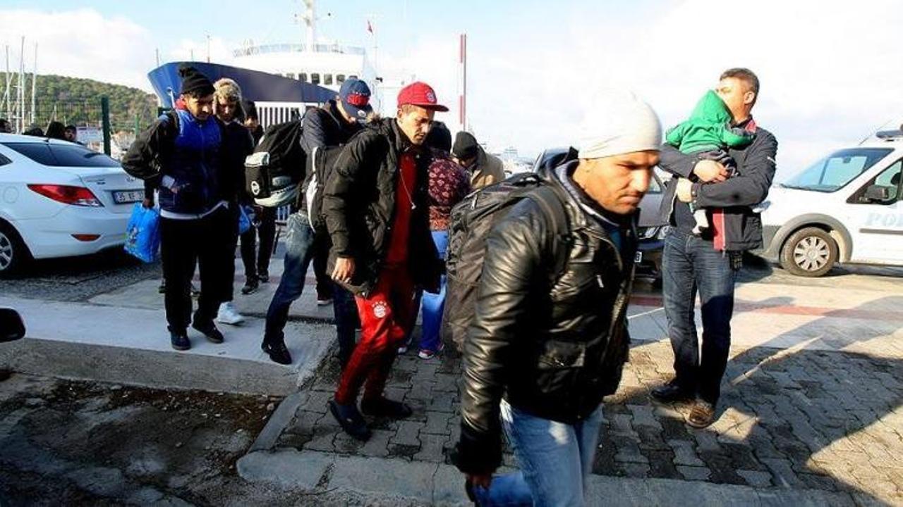 Yunanistan'a kaçmaya çalışan 115 göçmen yakalandı