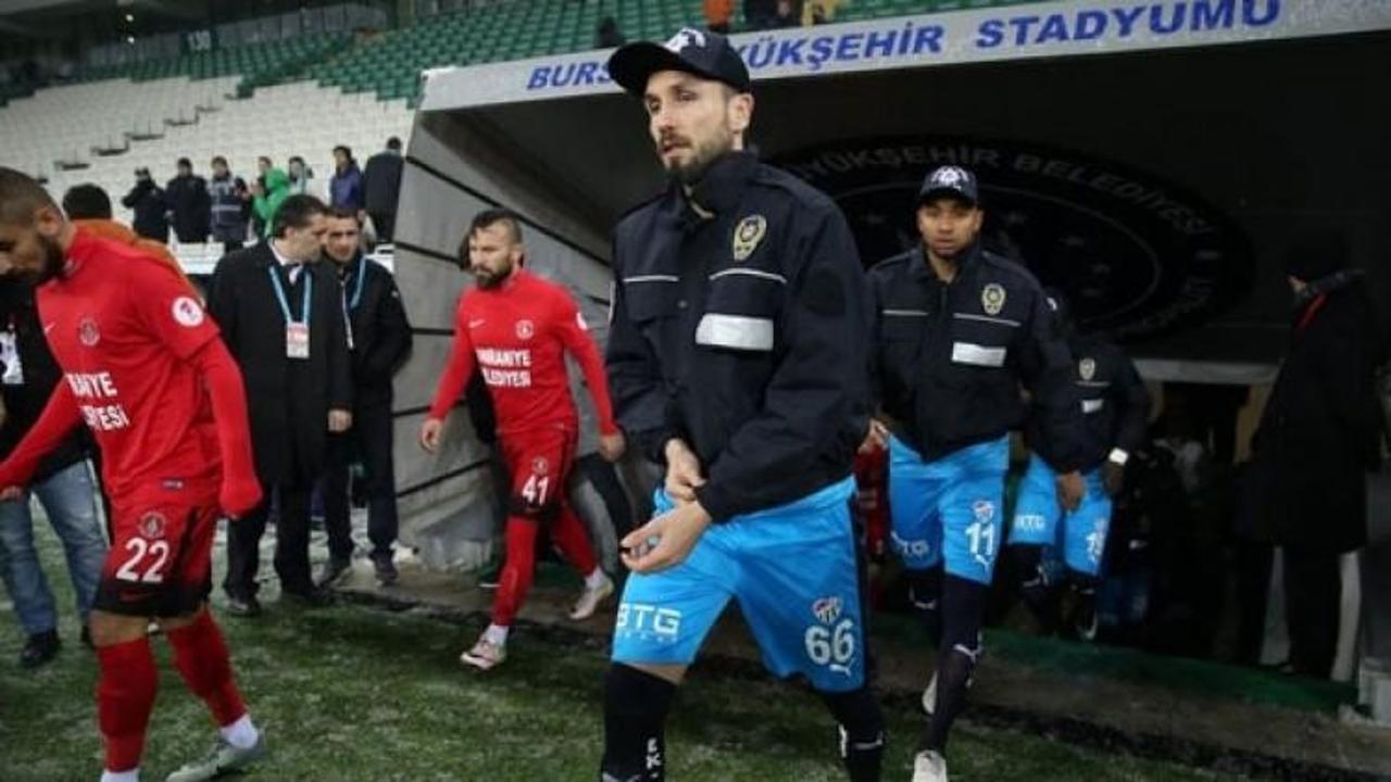 Bursaspor da polisleri unutmadı
