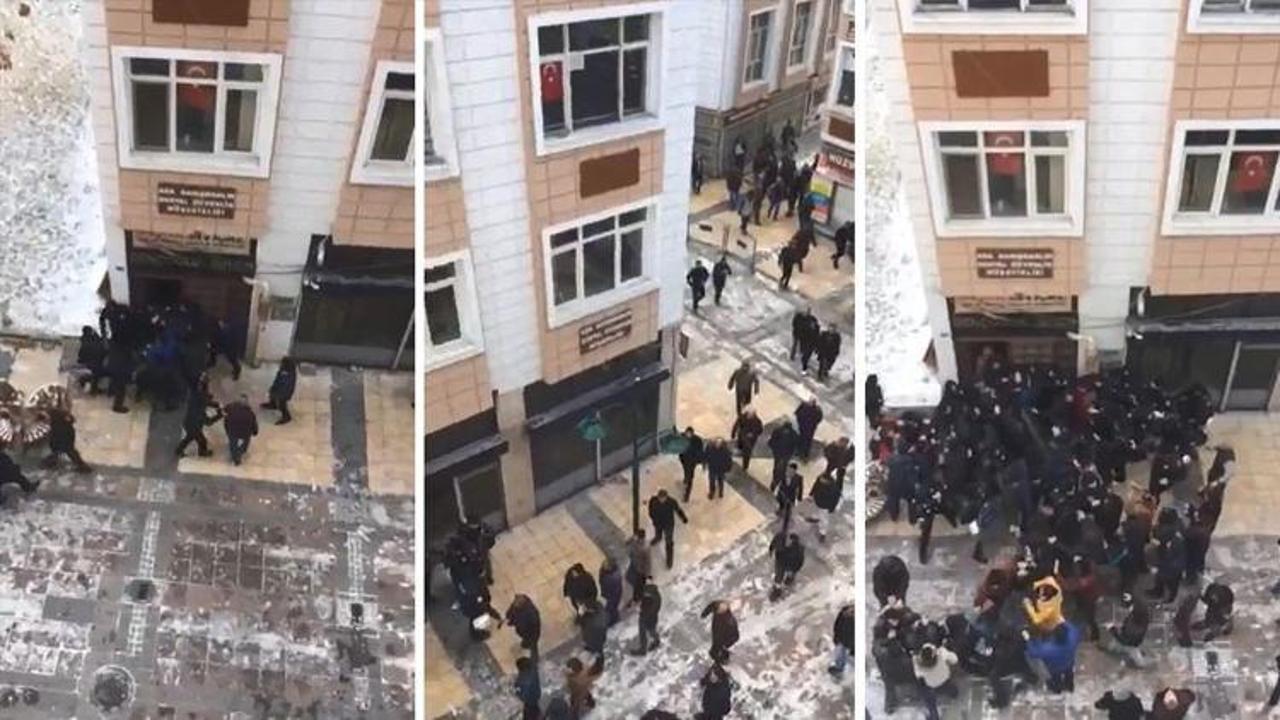 Kayseri'de HDP binasına baskın! Tüm polisler...