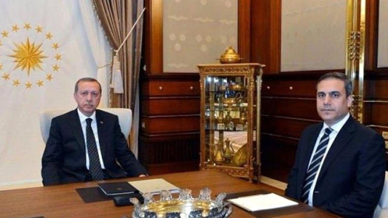 Erdoğan, Hakan Fidan'la görüştü!