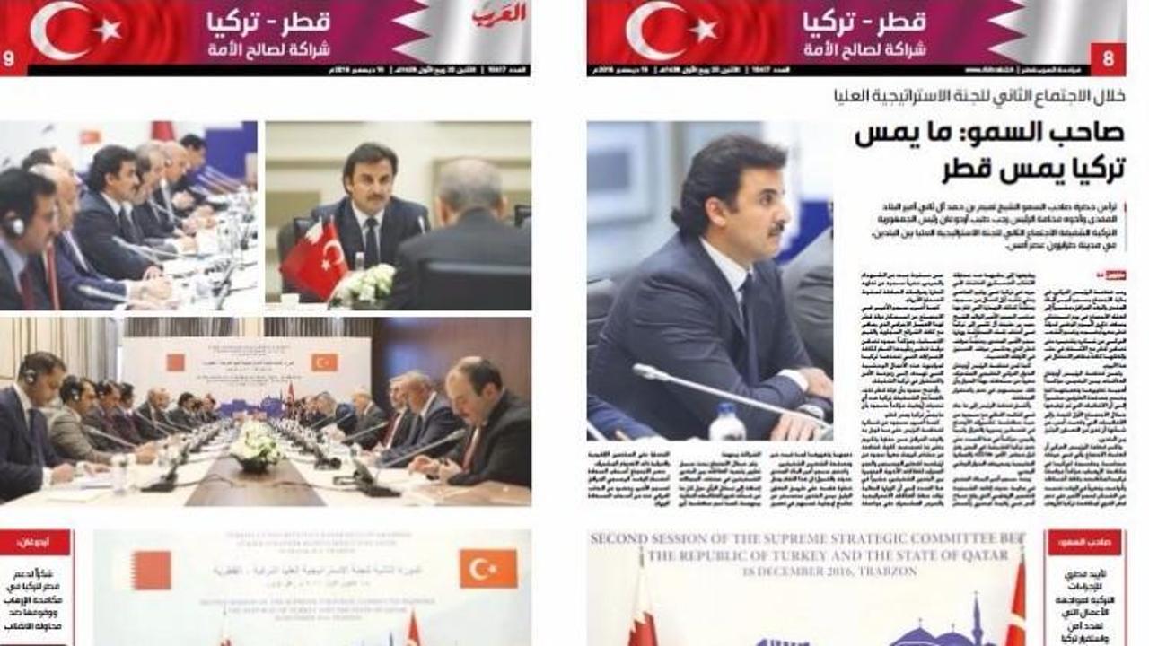 Katar basınından Türkiye’ye tam destek