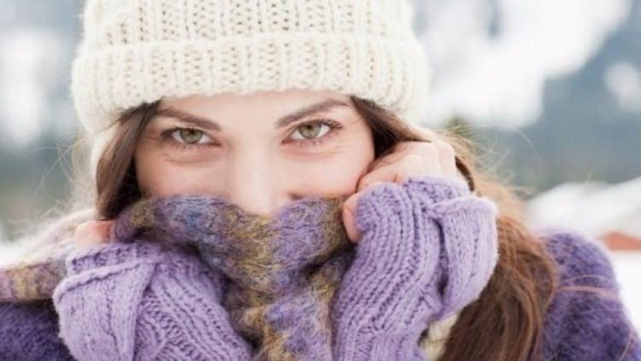Kışın mutlaka yüzünüzü soğuktan koruyun!