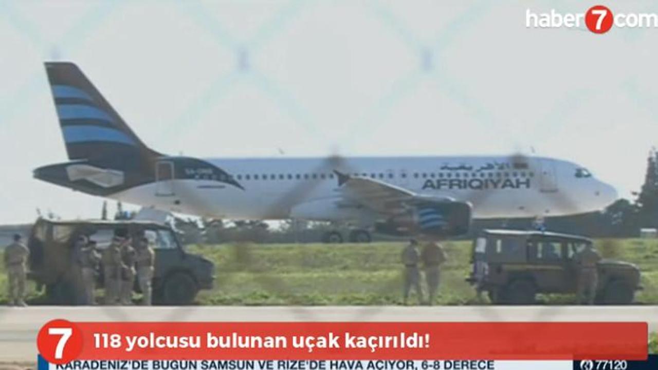Libya son dakika haber! 118 yolcusu bulunan uçak kaçırıldı!