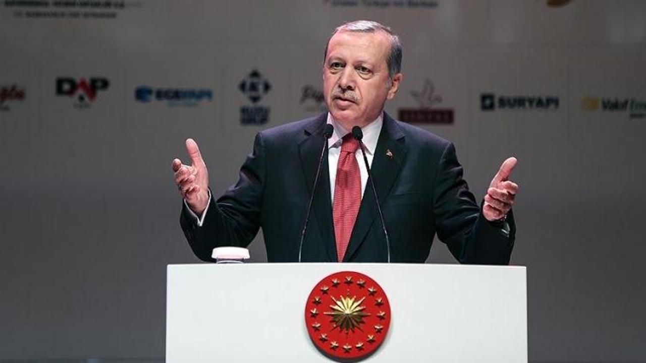 Erdoğan, dev projenin açılışında konuştu