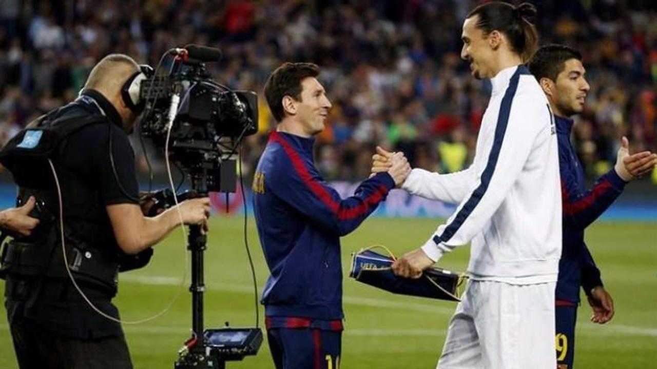 Zlatan'dan Messi'ye büyük övgü!
