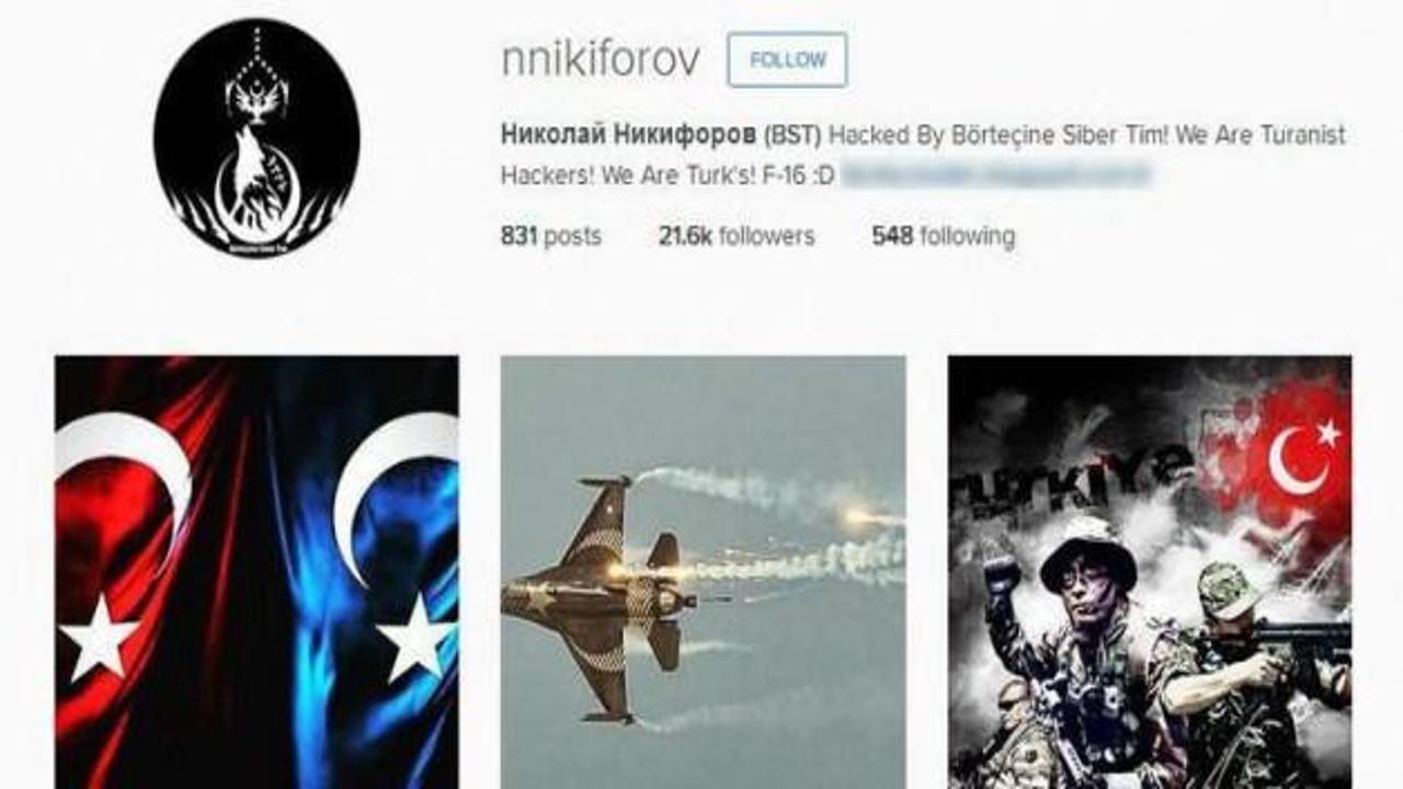 Rus bakanın instagramında Türk bayrağı!