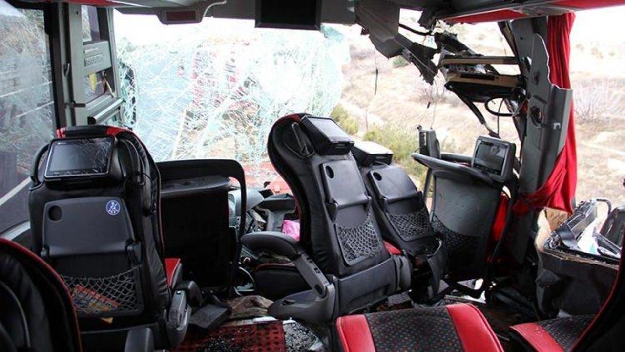 Gaziantep'te yolcu otobüsü devrildi: Yaralılar var